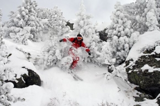 In the heart of powder snow 